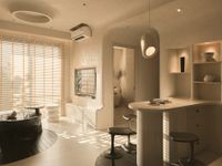 Căn hộ 79 m2 sơn hiệu ứng 70% diện tích để giống hang tự nhiên