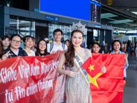 Hoa hậu Nguyễn Ngọc Trang chính thức lên đường dự thi Mrs Globe 2024