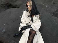 Phối đồ cùng găng tay da theo thẩm mỹ thời trang "Mob Wife"