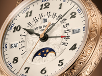 Tuyệt phẩm điêu khắc Retrograde Perpetual Calendar Rare Handcrafts