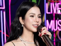 Thực hư vụ Diệp Lâm Anh mặc áo Louis Vuitton nhái