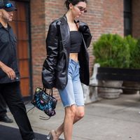 Kendall with Balenciaga Graffiti City Bag