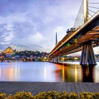 Istanbul bridge in Turkey