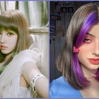 nhuộm tóc tương phản