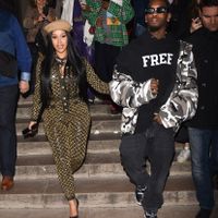 Cardi B và Offset PFW 2021 đêm 30/9 ở Giraffe restaurant