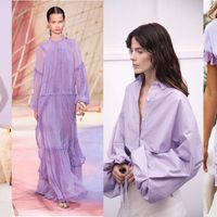 "Tím lilac" lên ngôi cho mùa mốt Thu Đông 2021/22