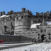 Edinburgh Lâu Đài Mùa Đông - Ảnh miễn phí trên Pixabay