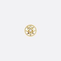 Rose des Vents Earring Yellow Gold, Diamond and Mother-of-pearl | DIOR
