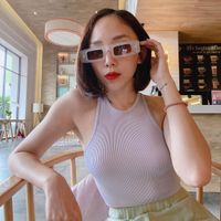kính mát hình chữ nhật tóc tiên