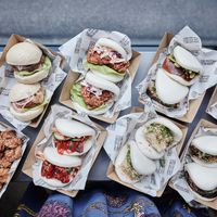 bánh bao cắt - gua bao