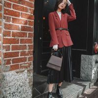 Áo blazer + váy