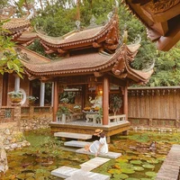Góc nào trong chùa cũng rất đẹp. (Ảnh: DulichVietNam)