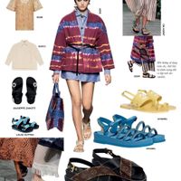 phụ kiện giày sandals đế bệt