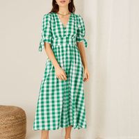 Váy gingham Monsoon