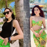 Style cực trẻ trung của Khánh Vân sau Miss Universe