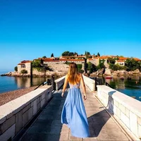 Lối vào Aman Sveti Stefan