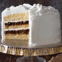Lady Baltimore cake là một loại bánh lớp màu trắng của Mỹ với lớp phủ xốp và nhân trái cây và hạt.