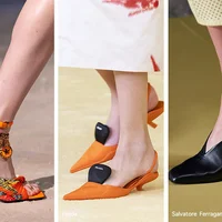 Giày đế gấp, sneaker lai... lên ngôi hè 2021