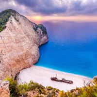 những ngôi nhà trên đảo Zakynthos, Hy Lạp