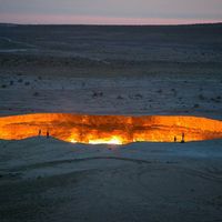 "Cổng địa ngục", Derweze, Turkmenistan