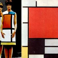 BST The Mondrian Collection năm 1965 của Yves Saint Laurent