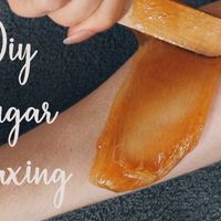 DIY Sugar Waxing