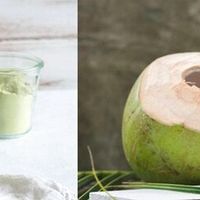 Sửa dụng nước dừa thay cho sữa