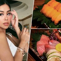 Mục sở thị bữa tiệc Sashimi cao cấp tại gia của Tiên Nguyễn