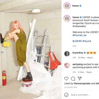HyunA trở thành đại sứ toàn cầu của LOEWE