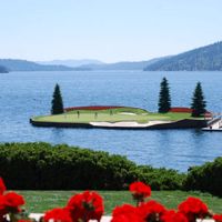 Chiêm ngưỡng sân golf “trôi” độc đáo nhất trên thế giới