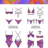 Sắc tím chủ đạo trong BST bikini do Selena Gomez thiết kế-6