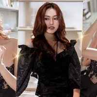 Lan Ngọc cực quyến rũ với corset ren