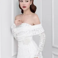 Lan Ngọc cực quyến rũ với corset ren-8