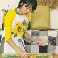 Đưa di sản, phong cảnh Huế lên áo dài - 1