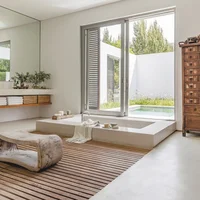 Thiết kế nội thất đẹp lạ cùng bồn tắm chìm, biến phòng tắm thành spa sang chảnh-4