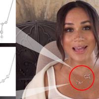 Ý nghĩa hai vòng cổ Meghan đeo trong video mừng tuổi 40
