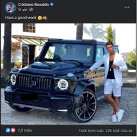 Cristiano Ronaldo khoe ảnh cùng siêu xe khiến cộng đồng mạng phát sốt