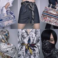 Khăn lụa Dior