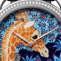 195 mảnh gỗ khảm thủ công trên mặt đồng hồ Hermès Arceau The Three Graces-2