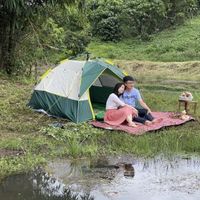 Vợ chồng trẻ ở Lâm Đồng rủ nhau lên đồi cắm trại “trốn Covid“