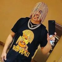 Nam rapper cấy tóc bằng dây chuyền vàng-2