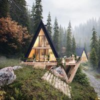 Mê mẩn những căn nhà gỗ nhỏ xinh ẩn mình giữa thiên nhiên - 2