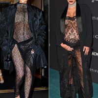 Thời trang đầm bầu xuyên thấu của nữ triệu phú Kylie Jenner-4