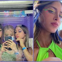 Kẻ mắt neon rực rỡ như Hailey Bieber và Rosé