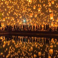 Rực rỡ lễ hội thả đèn trời Yi Peng - Điểm nhấn của du lịch Chiang Mai tháng 11