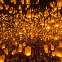 Rực rỡ lễ hội thả đèn trời Yi Peng - Điểm nhấn của du lịch Chiang Mai tháng 11-2