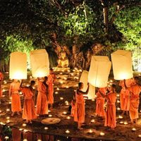 Rực rỡ lễ hội thả đèn trời Yi Peng - Điểm nhấn của du lịch Chiang Mai tháng 11-8