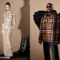 Chiến dịch mùa lễ hội Burberry đầu tiên của Shakira và Burna Boy