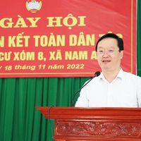 Chủ tịch UBND tỉnh Nghệ An dự ngày hội Đại đoàn kết tại huyện Nam Đàn