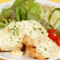 Công thức gà Nanban với sốt Tartar (Gà chiên mềm, mọng nước cùng với sốt giấm ngọt) - Cooking with Dog